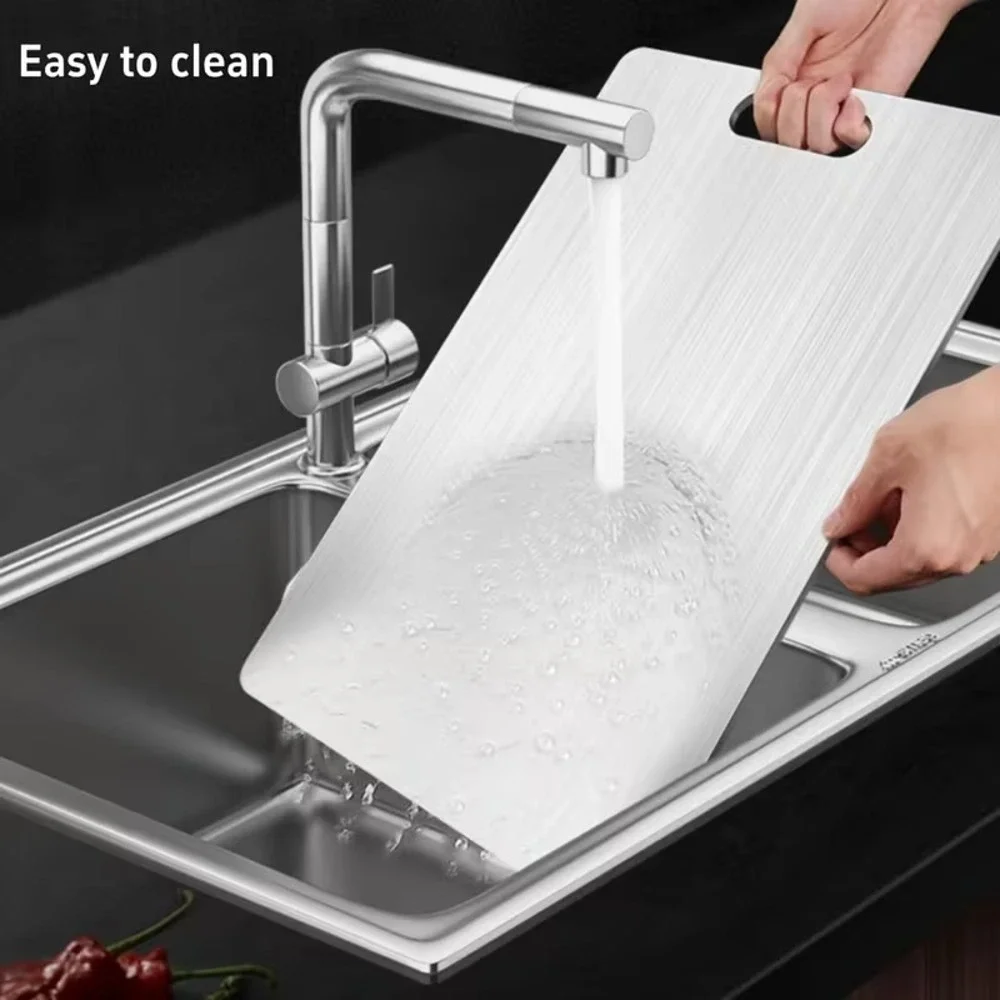 Titanium Cutting Board 9x13 Double Sided Corrosion Rust Resistant Dishwasher